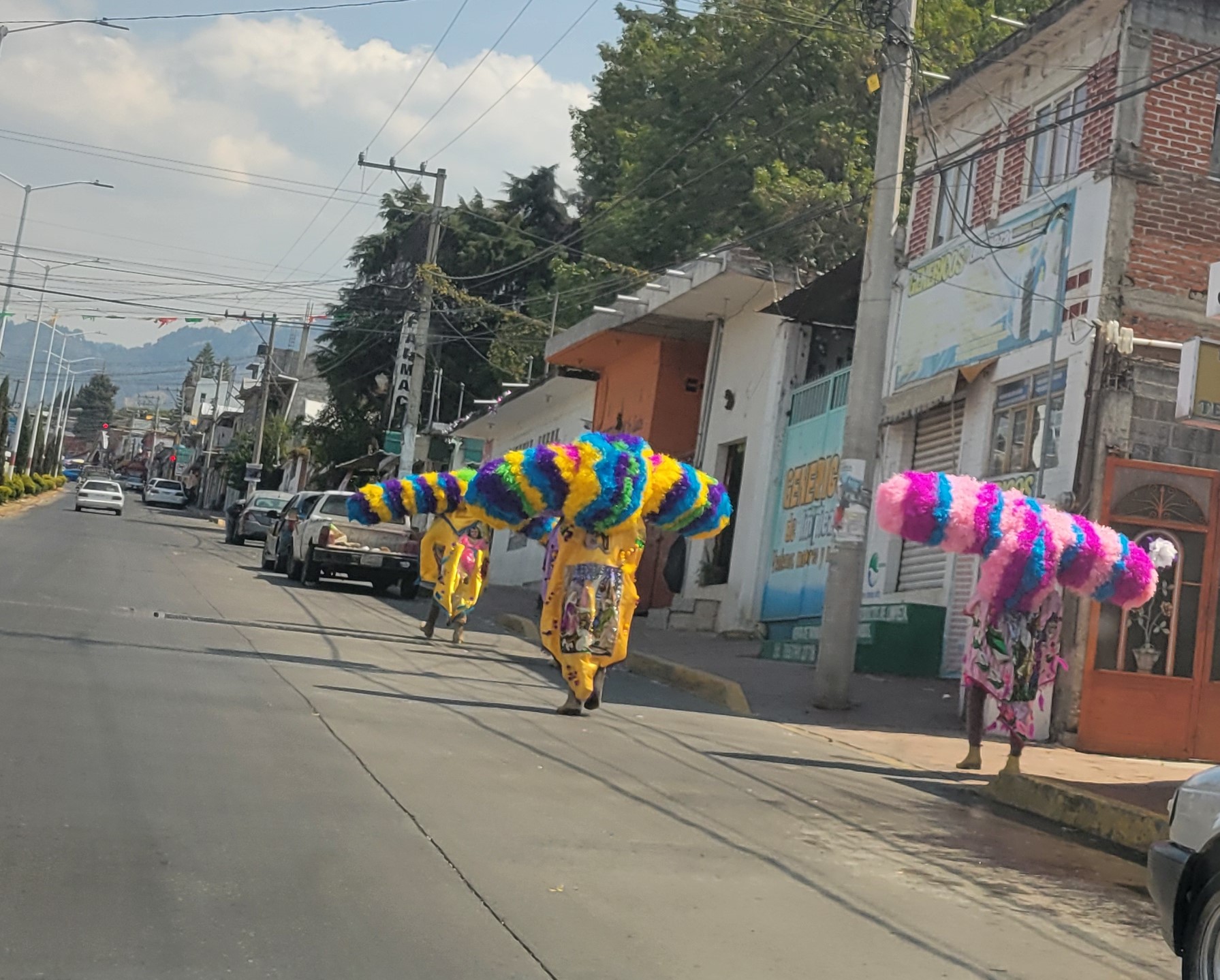 Mexican Traditional Sayones on Easter Sunday